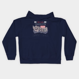 happy 4th of July independence day Kids Hoodie